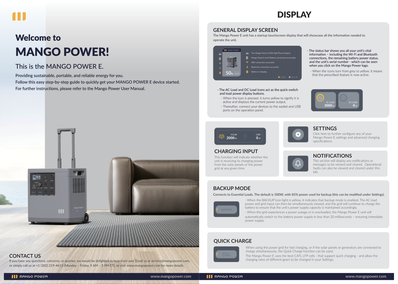 Mango Power E display